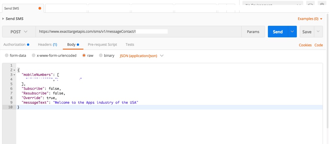 JSON Payload